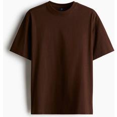 H&M T-shirts H&M Men Brown Loose Fit T-shirt