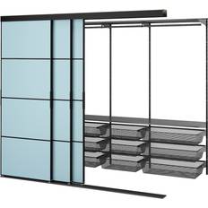IKEA Svarta Klädförvaring IKEA SKYTTA BOAXEL walk-in Garderob