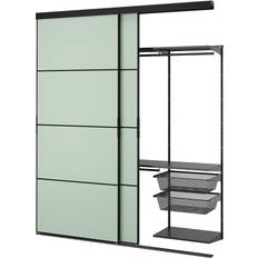 IKEA Svarta Klädförvaring IKEA SKYTTA BOAXEL reach-in Garderob