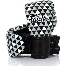 Fairtex Handschoenen Fairtex Improved Fit Prism (Kick)bokshandschoenen Zwart/Wit oz