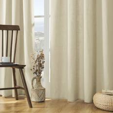 Curtains & Accessories Joydeco Linen Curtains 108 Length