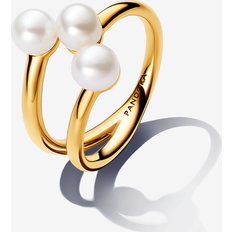 Pandora Pearl Rings Pandora Treated Freshwater Cultured Pearl - White