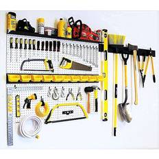 Sold by: WallPeg Inc. WallPeg Plastic Pegboard Wall Organizer 96 x 40 Garage Tool Storage Kit