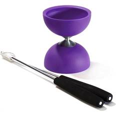 Eureka Rubber Diabolo with Aluminum Sticks Purple