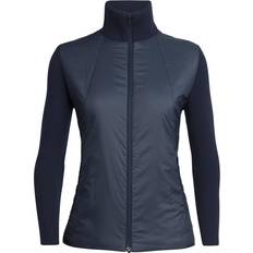 Icebreaker Dame Jakker Icebreaker Lumista Hybrid Sweater Jacket Women