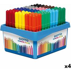 Giotto Tuschpennor Turbo Maxi School Multicolour 4 antal