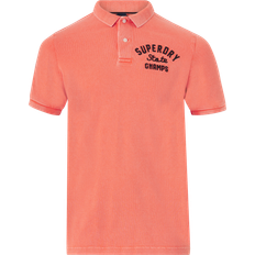 Superdry Herr - L Pikétröjor Superdry Pikétröja Vintage Polo Orange