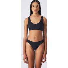 Nylon Bikinioverdeler Champion Bikini-Oberteil aus Crinkle-Nylon Schwarz