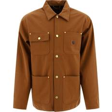 Carhartt WIP Abbigliamento Carhartt WIP Faux Suede Michigan Coat Brown