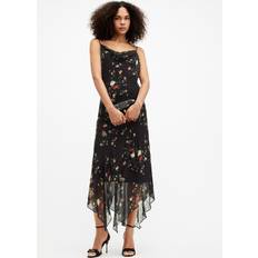 Midi Dresses on sale AllSaints Charlotte Kora Dress Black, Black, 12, Women