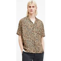 Leopard - Men Shirts AllSaints Leo Paisley Relaxed Fit Shirt