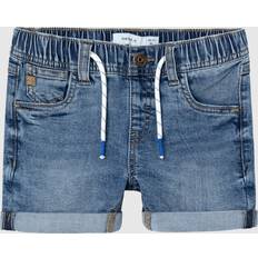 Bambino Pantaloni Name It Jeans Shorts NMMRyan Medium Blu Denim - Ragazzi