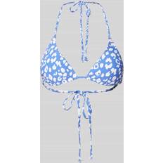 Polyester Bikinis Barts Bikini-Oberteil mit Animal-Print in Blau, Größe