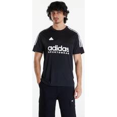 Fotball - Herre T-skjorter Adidas Sportswear Mens Tiro T-Shirt Black, Black, 2Xl, Men