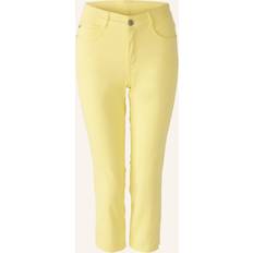 Damen - Gelb Jeans Oui Damen Caprihose gelb