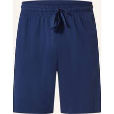 Grøn - Herre Pyjamasser Mey Solid Night Shorts Large - Dark Blue