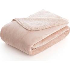 Rose Couvertures SG Hogar Light Blankets Pink