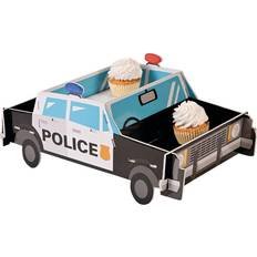 Halloween Table Decorations Fun Express Police Party Cupcake Stand 7"x18"