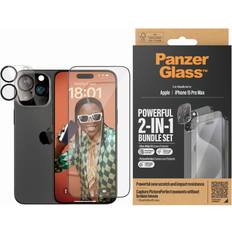 PanzerGlass Bundle PicturePerfect 1 Stück, iPhone 15 Pro Max Smartphone Schutzfolie