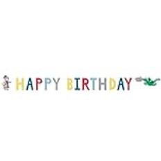 Festartikler Amscan Happy Birthday Guirlande Knight