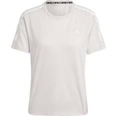 Pink - Running T-shirts adidas Own The Run 3S Tee Running Shirt Women Cream, cream