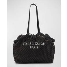 Balenciaga Bomull 24/7 Shopper Väska - Black