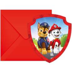 Festartikler Paw Patrol Decorata Party Invitationer 6-Pak Rescue Heroes