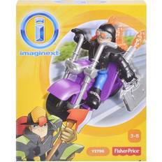 Fisher-Price Action Figures Fisher-Price Imaginext Burglar and Motorcycle Figure Playset