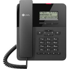 unify OpenScape Desk Phone CP110 Analog telephone Black