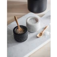 Garden Trading & Granite & Marble Pinch Pots Spoon Pepper Mill, Salt Mill