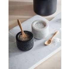 Garden Trading & Granite & Marble Pinch Pots Spoon Salt Mill, Pepper Mill