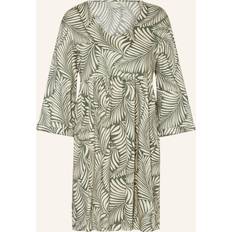 Beige - Femme Chemises de nuit Calida Robe Coton Favourites Healing - Vert Eucalyptus