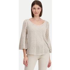 Lino - Mujer Suéteres Monari Pullover hellbeige