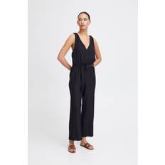 Viskose Jumpsuits & Overalls Ichi IHTANESSA Jumpsuit Sort Damer