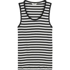 Mads Nørgaard Linnen Mads Nørgaard Copenhagen 2x2 Cotton Stripe Amour Tank Top Dam Toppar