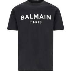 Tops Balmain Logo T-Shirt Black