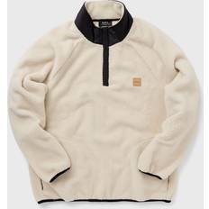 Luonnonväri - Mies Neuleet A.P.C. Island Half Zip Sherpa Fleece - Ecru