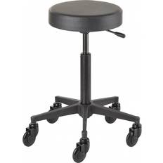 Efalock Clic Tec Round Black Medium Skammel