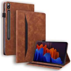 Skalo Wallet Case with Pens Compartment for Galaxy Tab S7/S8