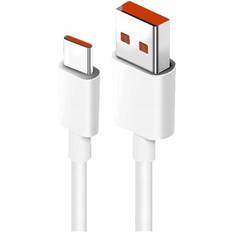 Xiaomi 6A USB til USB-C Kabel 1 m Hvid