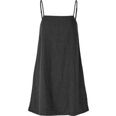 Lin Kjoler Selected Femme Linnie Linen Dress - Black