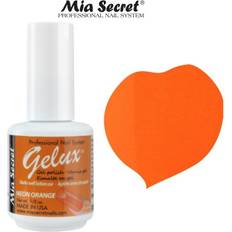 Mia Secret Gelux Nail Polish 0.5 Oz UV Gel-Soak Off - Neon Orange 15ml