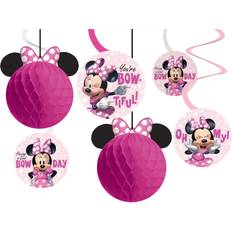 Amscan Swirls Honeycomb Minnie Mouse Forever 12-pack