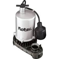 Water Pumps PENTAIR Flotec 1/2 HP Zinc Body Submersible High Output Sump Pump, Tethered Switch