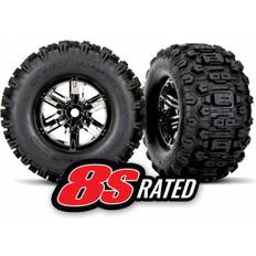 Traxxas Däck & Fälg Sledgehammer/X-Maxx Svart-Krom 2