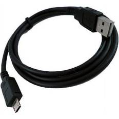 Palm Micro usb data cable sync charger for cell phone Black