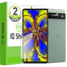 Screen Protectors 2x iq shield liquidskin screen protector for google pixel 6a Clear