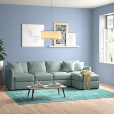 Wayfair Custom Upholstery Cecelia Cruise Adrift Sofa 108.5" 2pcs 4 Seater