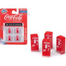 Maquettes 1950's 'Coca-Cola' Vending Machines Set of 4 pieces 'Mini Metals' Series for 1/87 (HO) Scale Models by Classic Metal Works