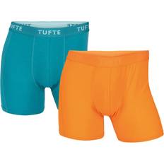 Underbukser Tufte SoftBoost Boxer Briefs 2-pack - Orange Tiger/Pagoda Blue